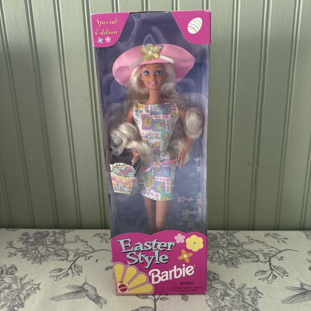 Vintage 1997 Easter Style Barbie Doll Special Edition Brand New